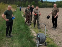 Grodzenie upraw kukurydzy