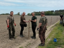 Grodzenie upraw kukurydzy