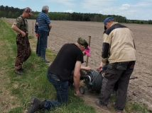 Grodzenie upraw kukurydzy