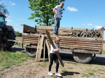 Grodzenie upraw kukurydzy