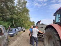 Grodzenie upraw kukurydzy