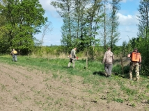 Naprawa pastucha elektrycznego, wykaszanie i oprysk