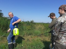 Naprawa pastucha elektrycznego, wykaszanie i oprysk