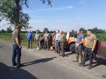 Naprawa pastucha elektrycznego, wykaszanie i oprysk