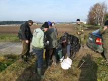Obsiewanie pasów zaporowych